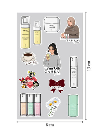 Sticker for team oily skin